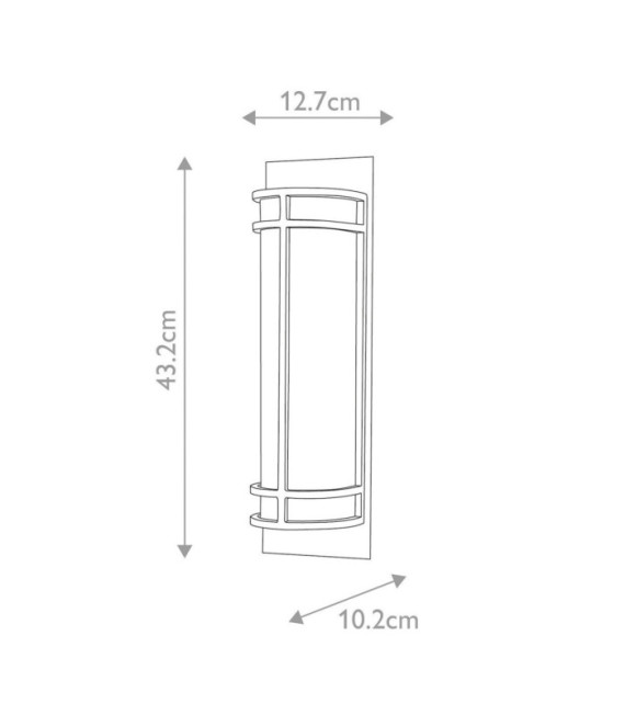 Lampada da parete Fusion in vetro opale, acciaio, ottone naturale verniciato