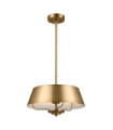 Luella pendant light Steel Brushed natural brass