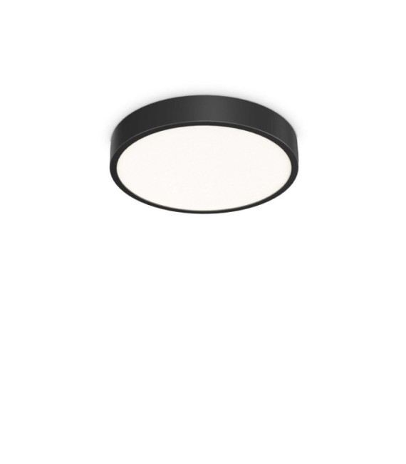 Lámpara de techo LED Ray plástico negro