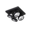 Spot multiple KONIG Métal,Plastique Noir