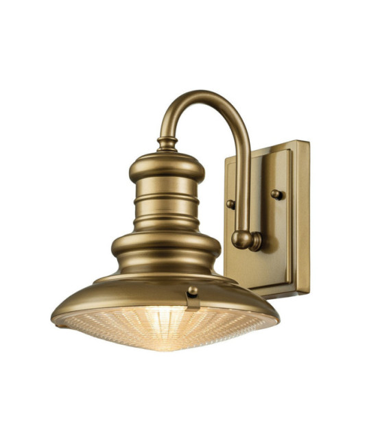 Applique da esterno Redding Vetro, Alluminio Verniciato bronzo invecchiato