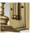 Redding exterior wall light Glass, Aluminum Painted aged bronze