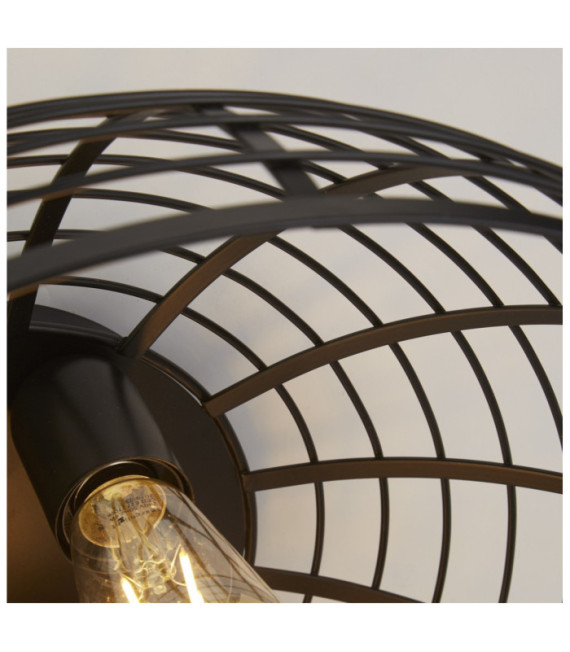 Plafonnier Vision Acier doux Noir mat