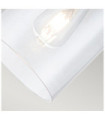 Feiss pendant light Transparent glass, steel Burnished brass
