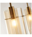 Suspension Duo Acier doux,verre Laiton