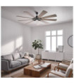 Gentry Fan Patinated Zinc Steel