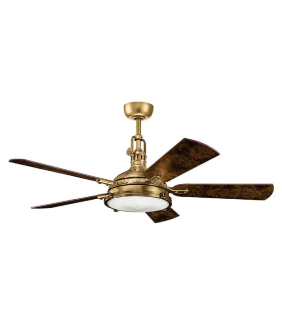 Ventilatore Hatteras Compensato,Vetro,Acciaio Ottone brunito antico