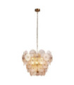 Wagon pendant light Mild steel, glass Bronze