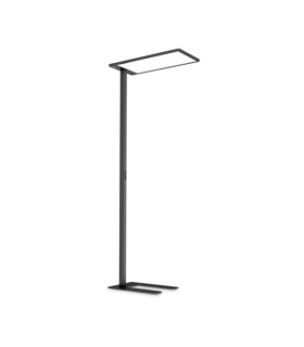 Lampada da Terra COMFORT LED Vetro, Metallo Nero