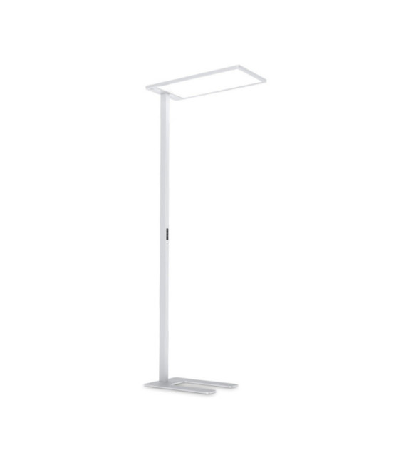 COMFORT LED Stehleuchte Glas, Metall Weiß