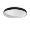 Plafonnier LED Ziggy Métal,Plastique Noir