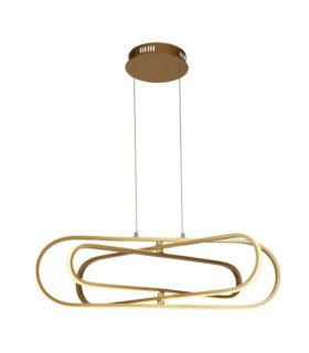 Suspension LED Clip Acier doux Blanc,Or