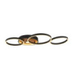 Curio LED ceiling light Mild steel, silicon Black, Brown