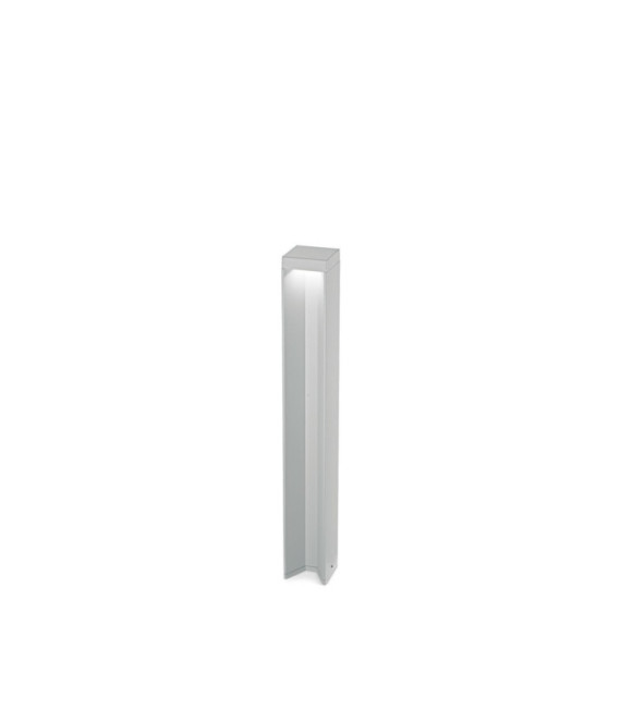 Lampe sur pied extérieur KURT Métal Gris