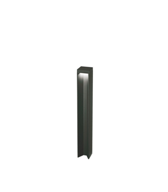 Lampe sur pied extérieur KURT Métal Noir