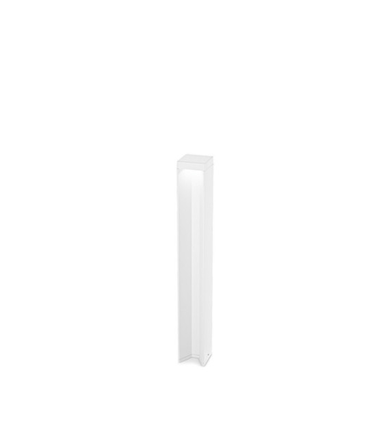 Lampada da terra per esterno KURT Metallo bianco