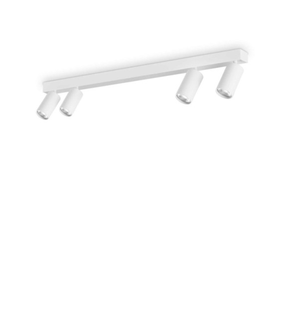 Barra de focos de metal blanco Profilo