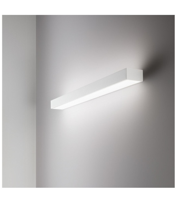 REFLEX LED-Wandleuchte Metall, weißer Kunststoff
