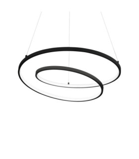 Suspension LED OZ Métal,Plastique Noir