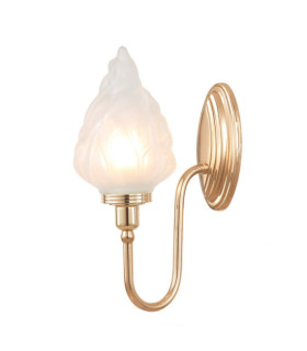 Applique murale Blake Verre,Aluminium Or Rose