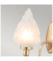Blake wall light Glass, Aluminum Rose Gold