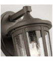 Kichler exterior wall light Aluminum, transparent grained glass Old Bronze