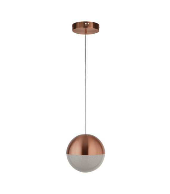 Marbles Pendelleuchte Baustahl Kupfer, Schwarz