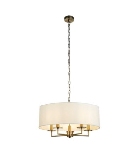 Suspension Knightsbridge Acier doux Laiton Antique