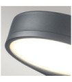 Applique murale extérieur Zola Verre,Acier inoxydable Gris