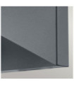Applique murale extérieur Zola Verre,Acier inoxydable Gris