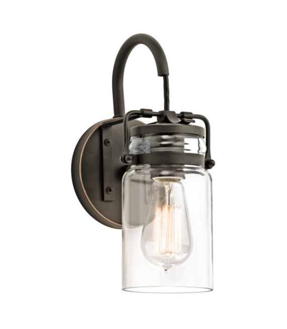 Brinley antike Bronze-Wandleuchte