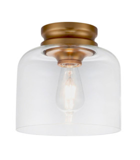 Feiss ceiling light Transparent glass, steel Burnished brass