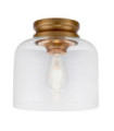 Feiss ceiling light Transparent glass, steel Burnished brass