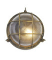Lampe sur pied extérieur Bulkhead Aluminium Clair, or noir