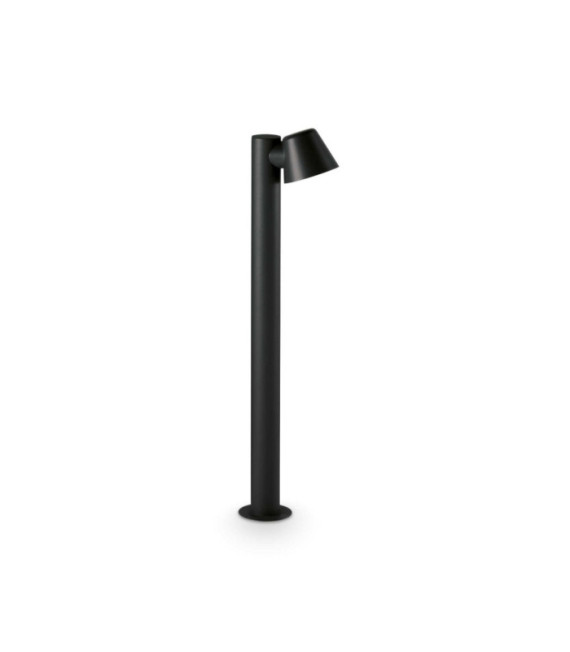 Garden bollard Gas Metal, Aluminum Black