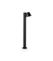 Garden bollard Gas Metal, Aluminum Black