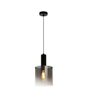 Suspension Sweden Acier doux,verre Noir