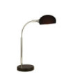 Lampe de table Astro Acier doux,verre Noir,Chromé