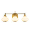 Hinkley wall light Glass, Steel Brushed brass