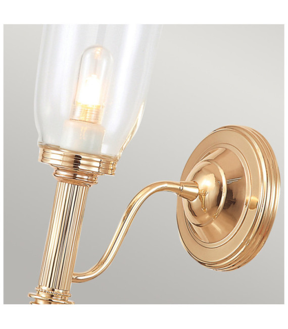 Carroll wall light Glass, Aluminum Rose Gold