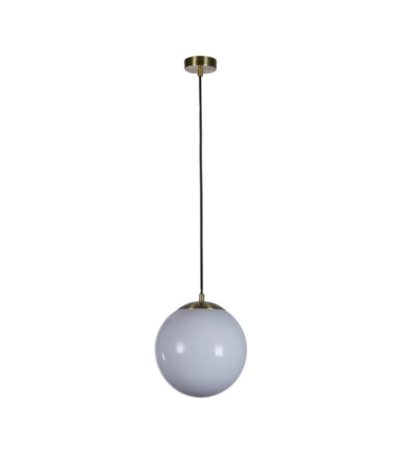 Atom pendant light Mild steel, glass Brass
