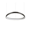 Suspension LED Gemini Métal,Plastique Noir