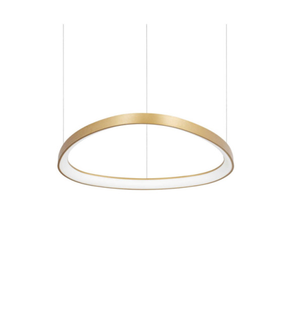 Gemini LED pendant light Metal, Plastic Brass