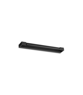 Balance LED-Wandleuchte Kunststoff, Aluminium Schwarz