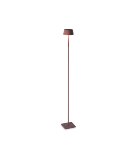 Gartenpoller aus reinem Metall, Kaffeebraun