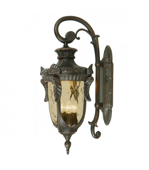 plafonnier ventilateur vintage 2 ampoules e27 max 60w brun patiné