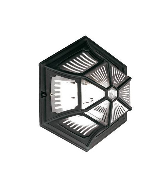 Pfarrwandlampe, schwarz