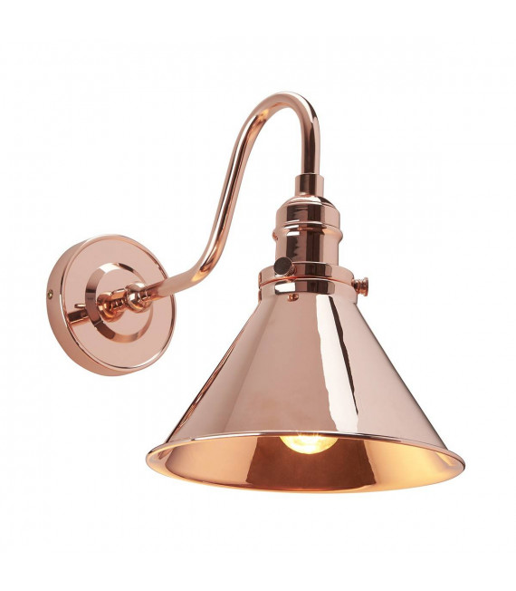Provence Wandleuchte, antikes Messing
