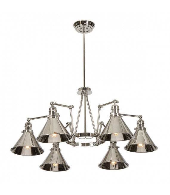 Provence Pendelleuchte, antikes Messing