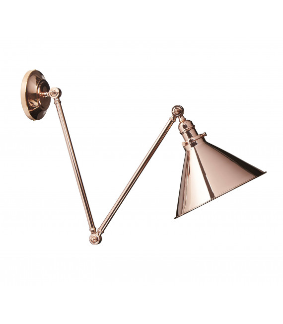 Flexible Pendelleuchte Provence, antikes Messing